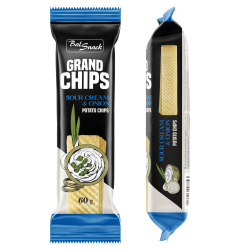 Grand Potato Chips Sour Cream and Onion flawoured 60g