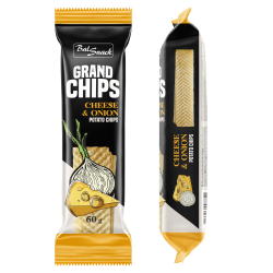 Grand Potato Chips cheese and onion flavoured 60g