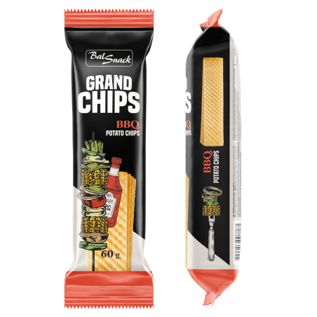Grand Potato Chips BBQ flavoured 60g